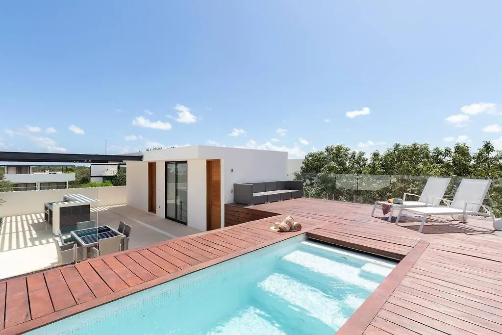 Central Park Tulum-Ph Con Piscina Privada-3 Rec By Sandy Powerful Apartment